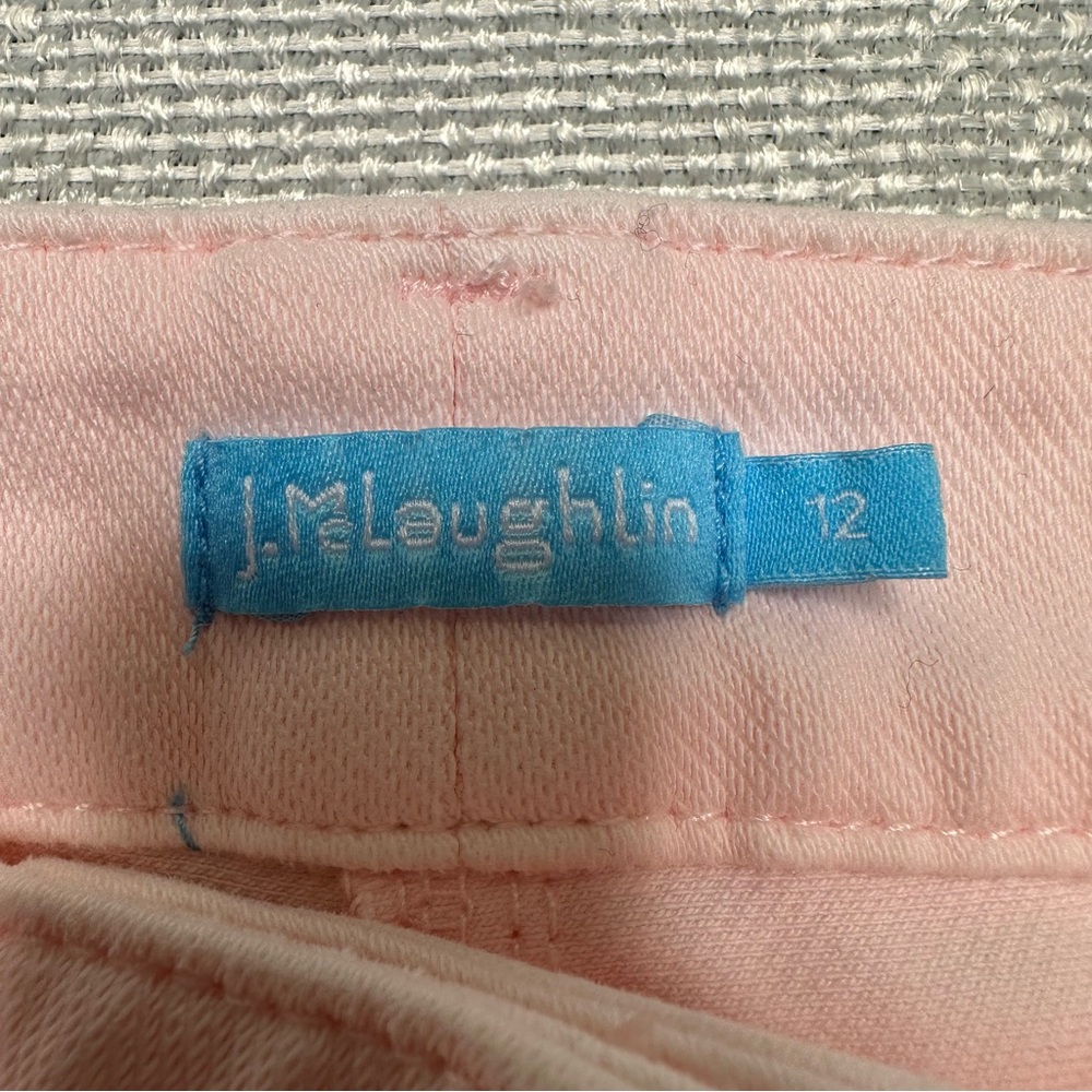 J. McLaughlin ⭐️  Light Pink Straight Leg Jeans Sz 12 - Picture 7 of 8